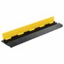 Cable Protector Ramps 4 pcs 2 Channels Rubber 101.5 cm Image 3