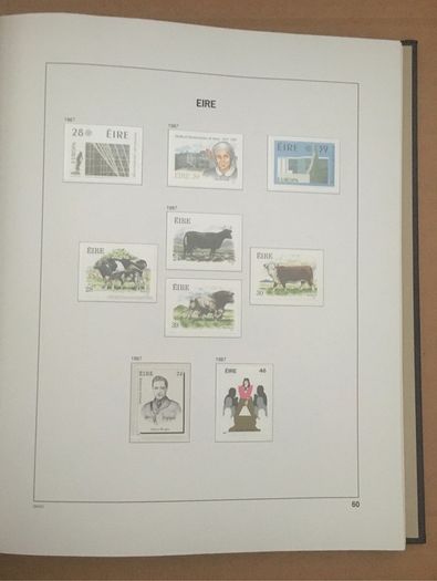 1929-1995 Ireland Commemorative incl sheetlets & 1968-1995 Definitive (inc Gerl series, Architecture & Treasures inc Enschede) Stamp Collection in Davo Album. (shown in 95 images)
