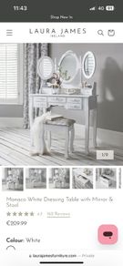 Monaco Dressing Table