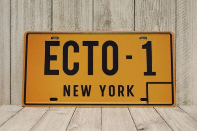 Ghostbusters Cadillac Ambulance ECTO - 1 Replica Movie American License Plate