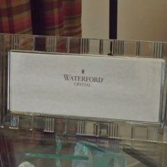Waterford Lead Crystal Chantley Panoramic Photo Frame