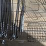 Large BBQ Accessories Set   Stainless Steel Skewers, Grill Baskets  Racks Image 4