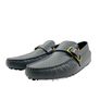 Tod's Men Grey Leather Loafers Image 9