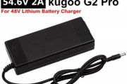 Kugoo G2 Pro G booster 48V/54.6V Charger, for 48V 18650 battery pack, 2A/2000mA charging current, INPUT:100-240V DC 5.5 2.1 Plug UK Plug