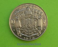 Belgium 1972 year coin.