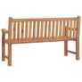 Garden Bench 150 cm Solid Teak Wood Image 4