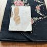Vintage Black Clutch Purse / Evening Bag with Petite Point Flowers Image 10