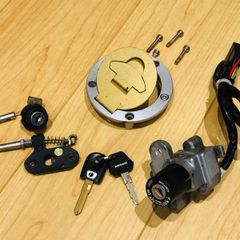 Ducati ignition/fuel cap seat locks
