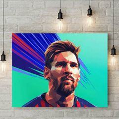Lionel Messi printed picture on pvc foamex board
