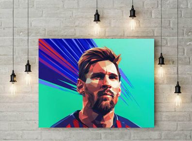 Lionel Messi printed picture on pvc foamex board