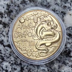 France 0.25 Euro Uncirculated Coin 2024 - Year of the Dragon Child - Chinese Calendar
