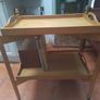 Two Tier Oak Trolly Image 4