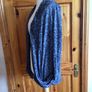 Marks and Spencer Blue Patterned lightweight jersey cardigan Size 20 Includes Post Image 6