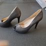 open toe high heels Image 4