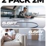 240W USB C to USB C Cable [2-Pack 2m] USB C Charger Cable, Nylon Type C Charger Cable Fast Charging for iPhone 17 16 15 Pro Max, MacBook Pro/Air, iPad Pro, Galaxy S25 S24, Switch 2, Steam Deck Image 7