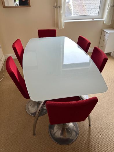 Calligaris Table & 6 Chairs