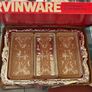Vintage Irvinware Chrome Relish Tray with 3 Glass Dishes Image 3