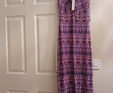 New Red Herring Maxi Dress Uk 8