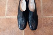 Betty Barclay Black Leather Walking Shoes 7.5 uk