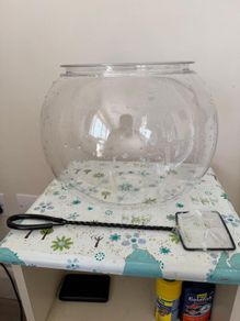 12L Betta Fish Bowl with Filter