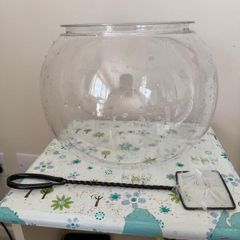 12L Betta Fish Bowl with Filter & Heater  - Complete Starter Aquarium
