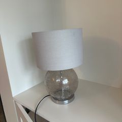 Silver glass Table lamp