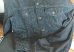 Denim jeans jacket. new. size Large.