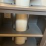 Grey bathroom vanity unit Image 2