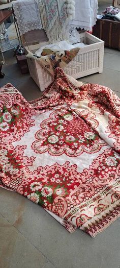 Victorian Velvet Tablecloth Huge