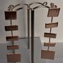 Gold Geometric Cascading Squares Earrings Image 9