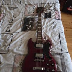 Old electric guitar