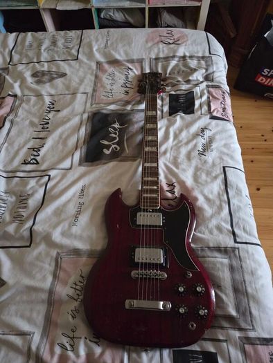 Old electric guitar