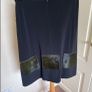 EUR15 clearout Designer Uli Schneider size 14 black viscose mix skirt with panels Image 4