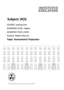 Leaving Cert Design and Communication Graphics Institute Notes