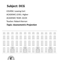 Leaving Cert Design and Communication Graphics Institute Notes