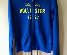 Hollister full zip hoodie, M