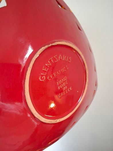 Glentsakis Ceramics "Fat Lava" Drip Glaze Bowl