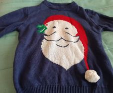 Boys Santa jumper 4-5yr