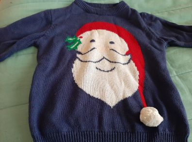 Boys Santa jumper 4-5yr