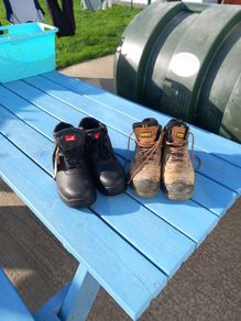 free used safety boots size 7