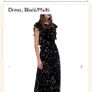 Whistles Printed Devore Maxi Dress, Black/Multi Image 4