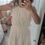 Monoprix Cream Dress (UK6/8) Image 6