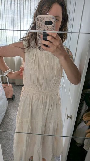 Monoprix Cream Dress (UK6/8)