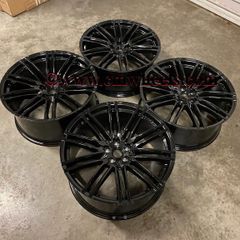 21" Inch Porsche Macan Turbo Style Wheels Gloss black 5x112 66.6