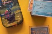 Pokemon TCG Bulk with 5 Rare Holo/Reverse Holo + 1 EX Card and including Tin!