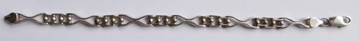 Vintage Sterling Silver 925 Bracelet length 7,6" - 10,5g