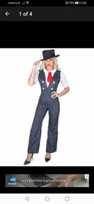 BNWT Gangster Girl Costume