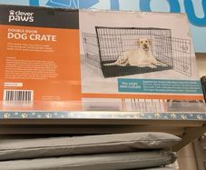 Large Double Door Dog Crate
