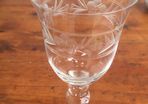 11 wine crystal glasses