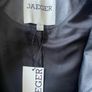 black leather biker jacket Jaeger size UK 10 BNWT Image 10